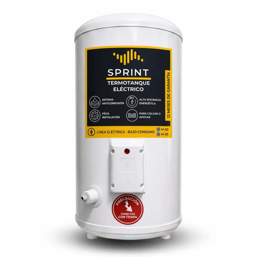 TERMOTANQUE ELECTRICO 50 LITROS CARGA DUAL