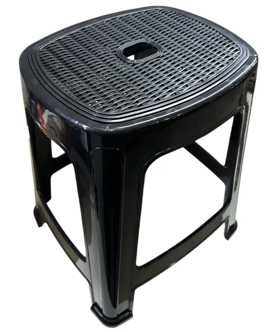 BANQUETA TAPA RATAN
NEGRO/NEGRO