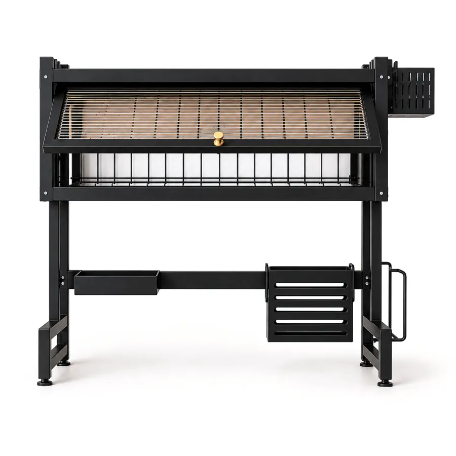 SECA PLATOS SOBRE BACHA CON GABINETE 65X30X80CM