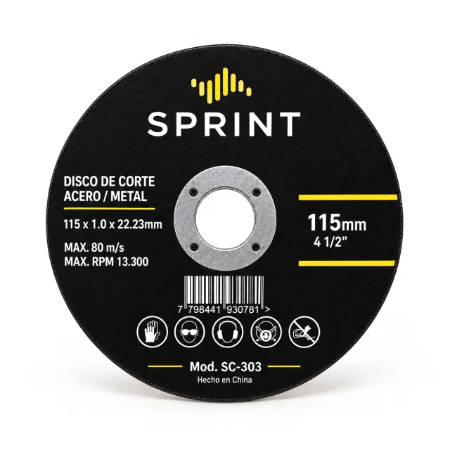 DISCO DE CORTE PARA AMOLADORA 115MM