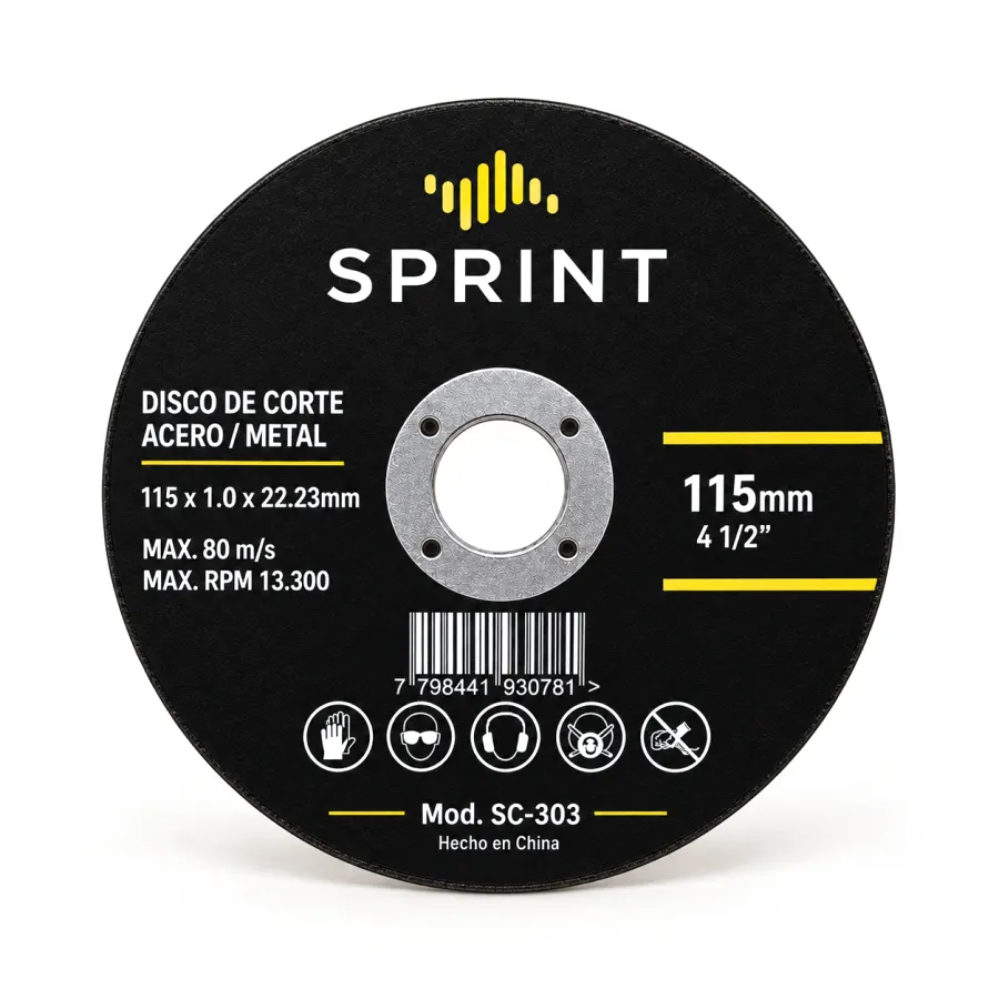 DISCO DE CORTE PARA AMOLADORA 115MM